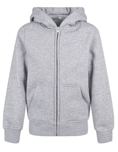 BUI-BY188-Kids Organic Basic Zip Hoody